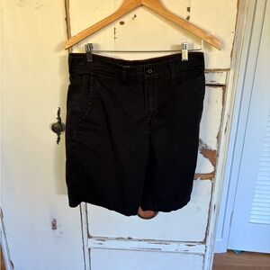 Vans Men's Black Flat Front Shorts